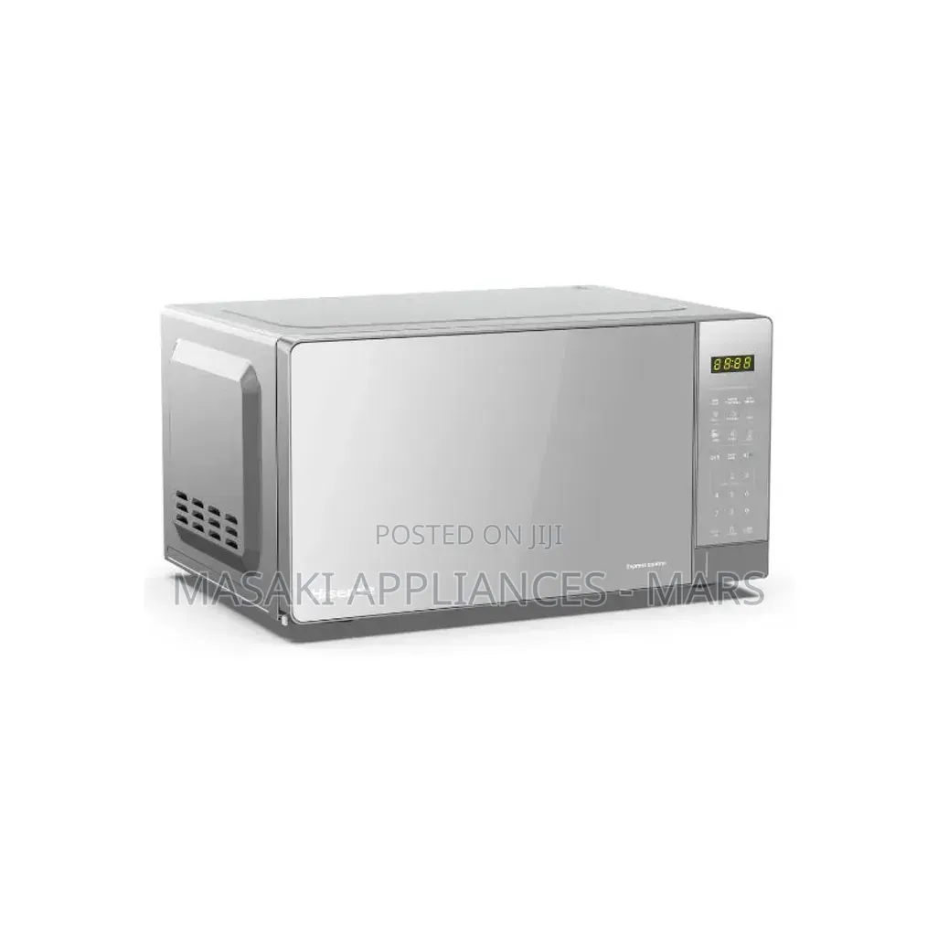New! Hisense 20l Silver Digital Microwave Oven