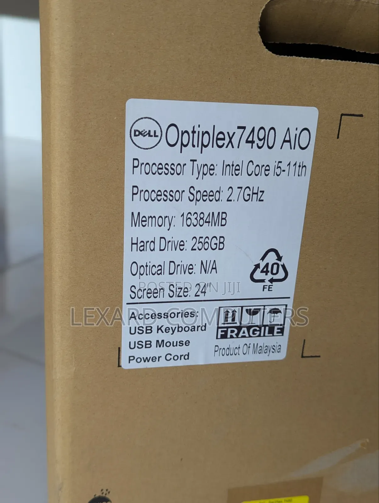Desktop Computer Dell Optiplex 7090 16GB Intel Core i5 SSD 256GB