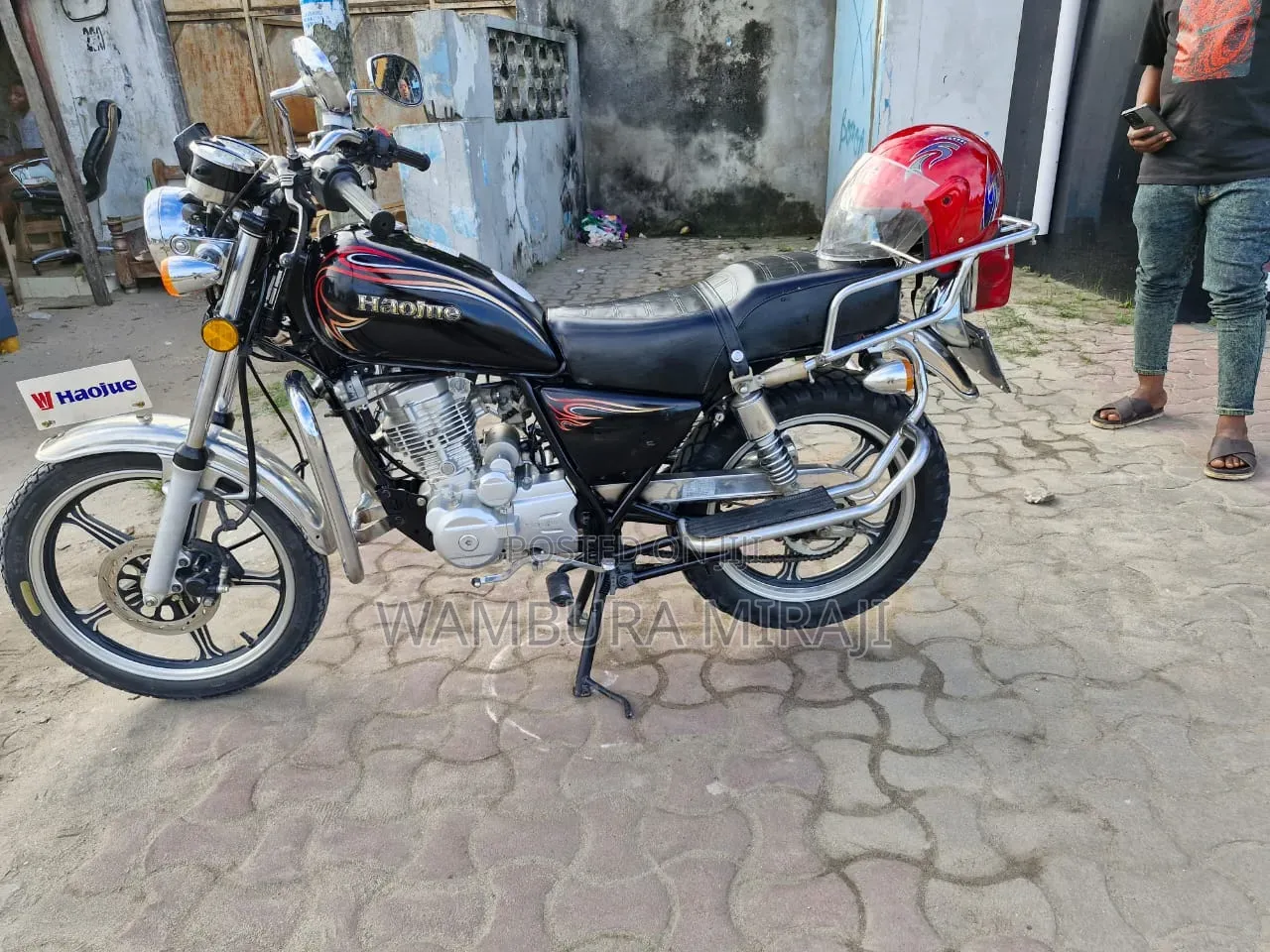 New Haojue HJ125-8F 2025 Black