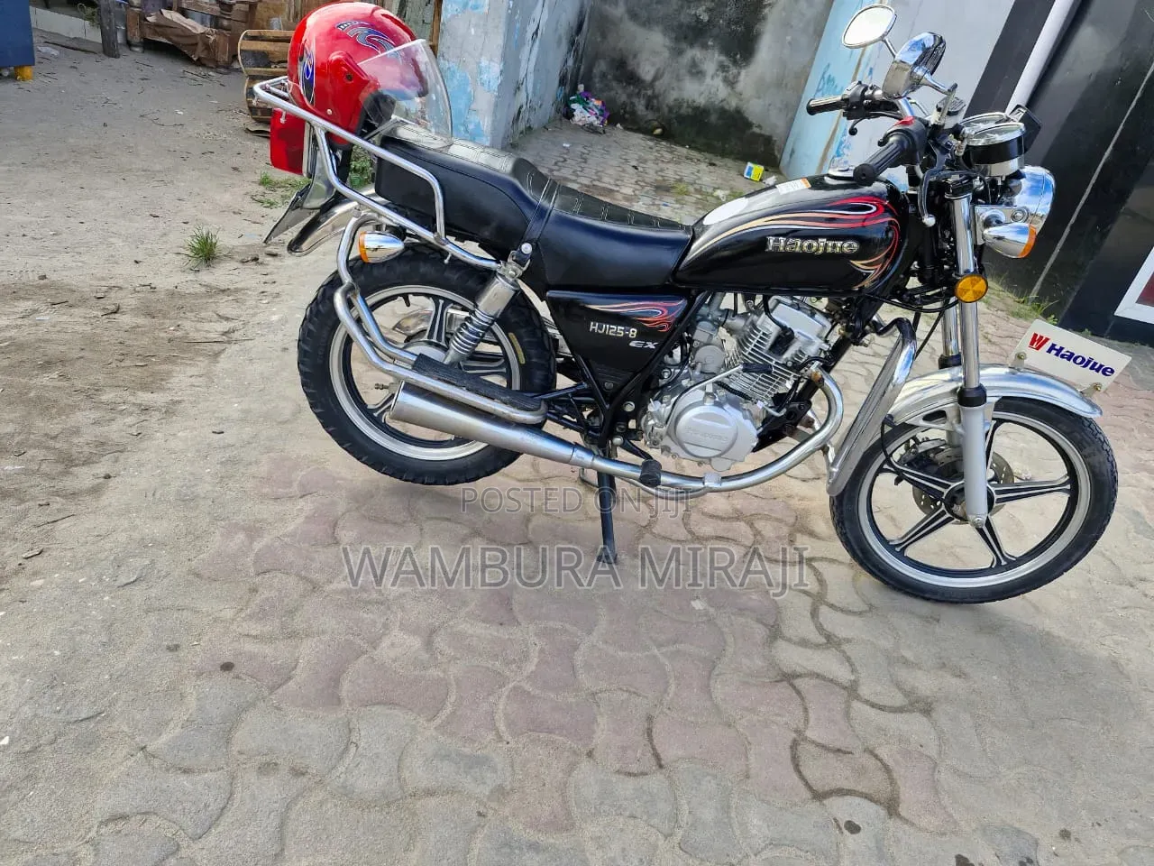New Haojue HJ125-8F 2025 Black