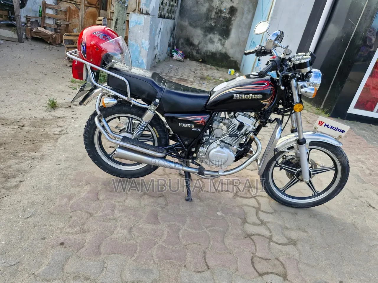 New Haojue HJ125-8F 2025 Black