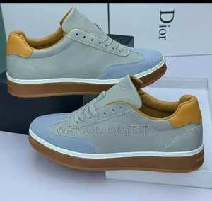 Men's Leather Shoes or Sneakers Ecco Uniquely Decorated and Branded