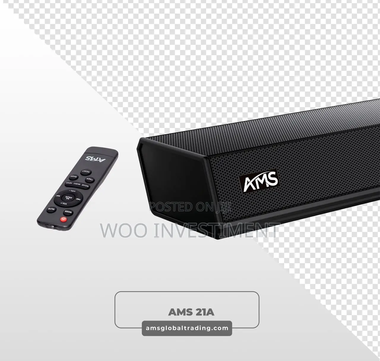 Ams Sound Bar Quality Sound Inayochuja Mziki Vizuri Yenye Ubora