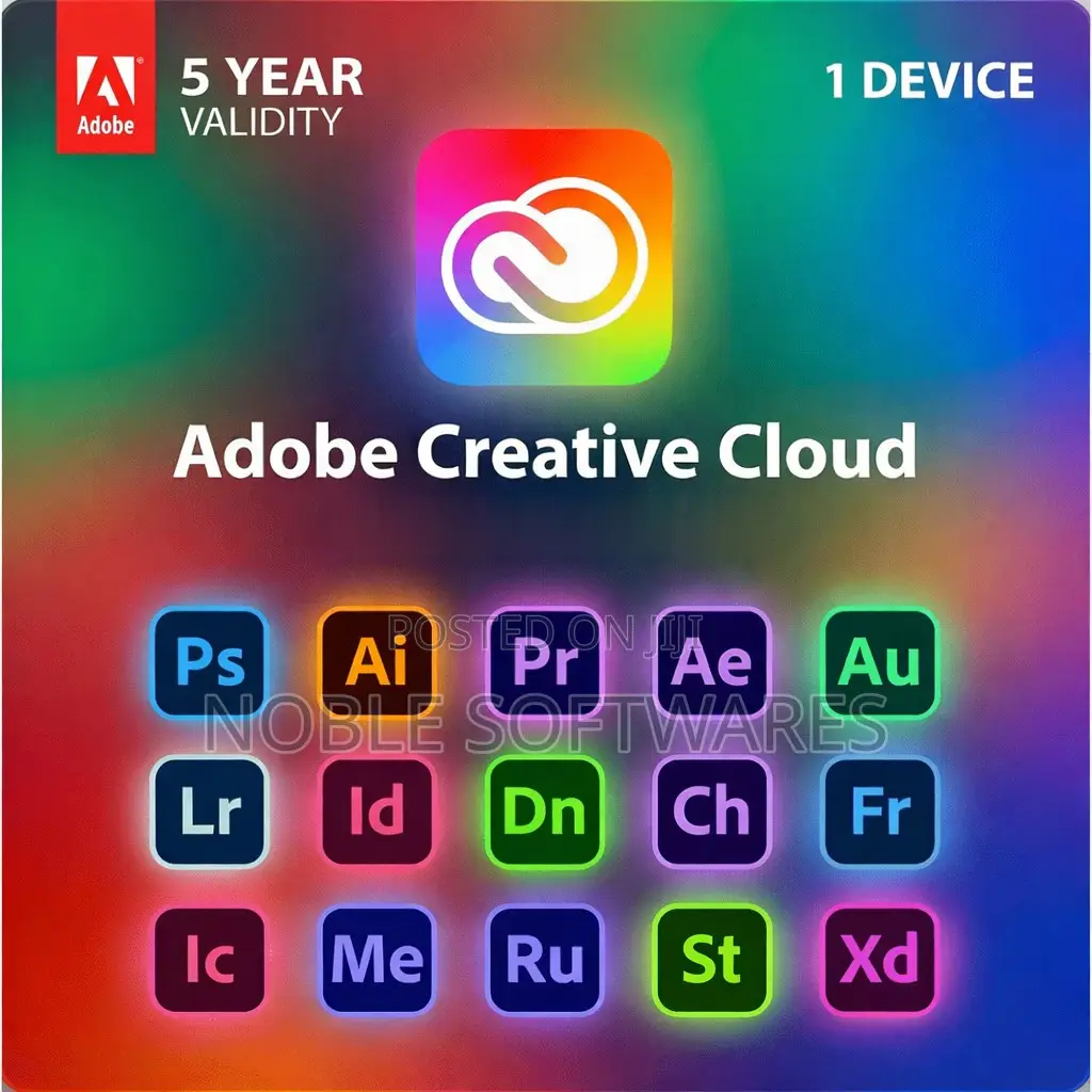 Adobe Creative Cloud Collection 2026 ( 5 Year Duration )