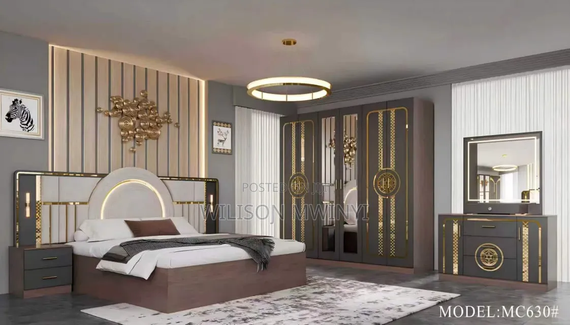 Bed+Wardrobe+Dressing Table Full Set