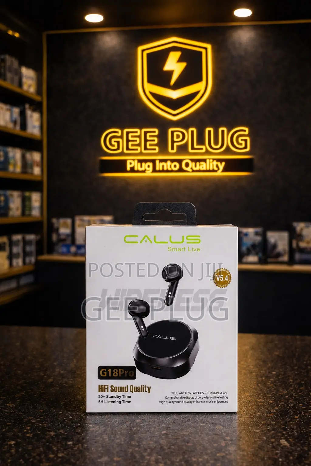 Calus G18 Pro Wireless Earbuds Bluetooth 5.4