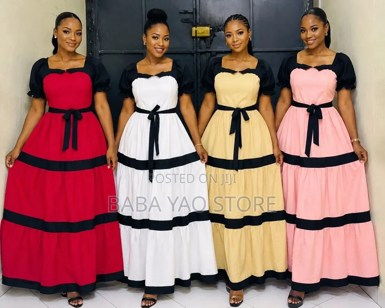 New Version African Style Women's Naked Shoulder Dresses
