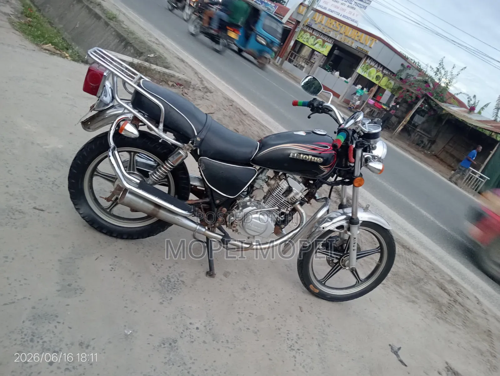 Haojue HJ125-18 2025 Black