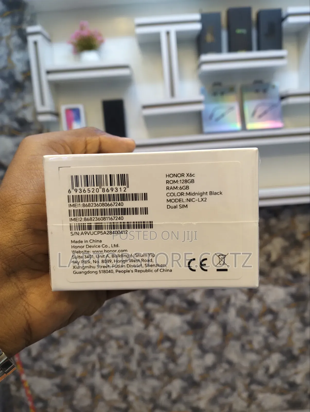New Honor X6C 128 GB Black