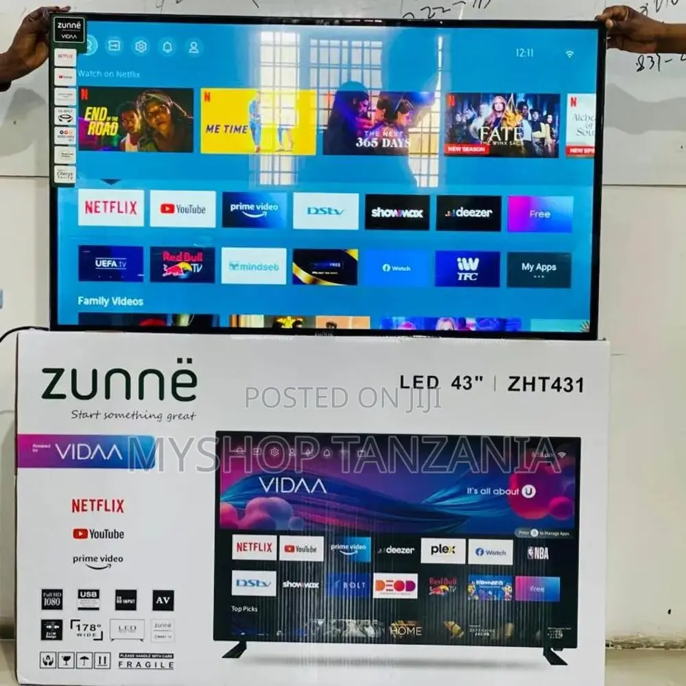 Zunne Smart Tv Inch 43