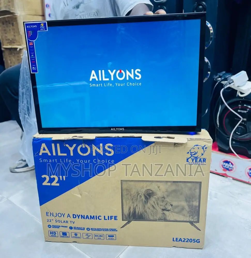 Ailyons Hd Tv Yenye Kioo Imara 22 Inch