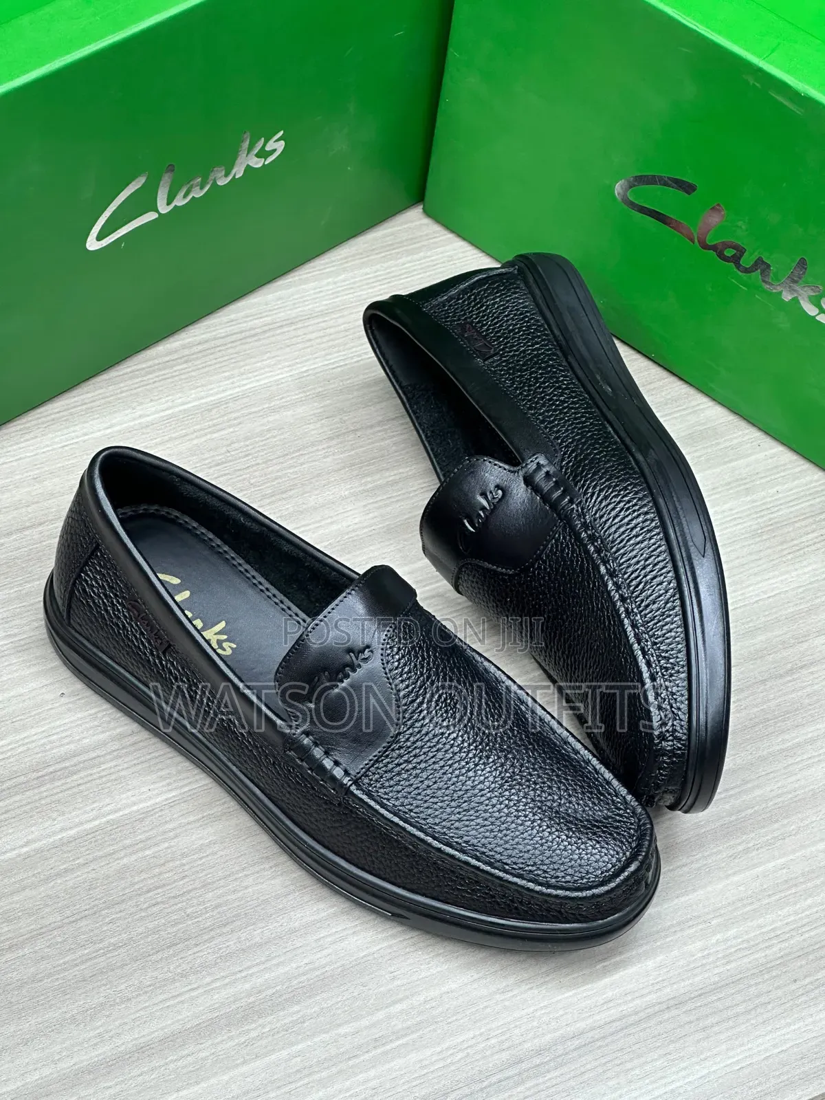 Men's Leather Shoes Viatu Vya Kiume Visivyo Na Kamba Leather Materials