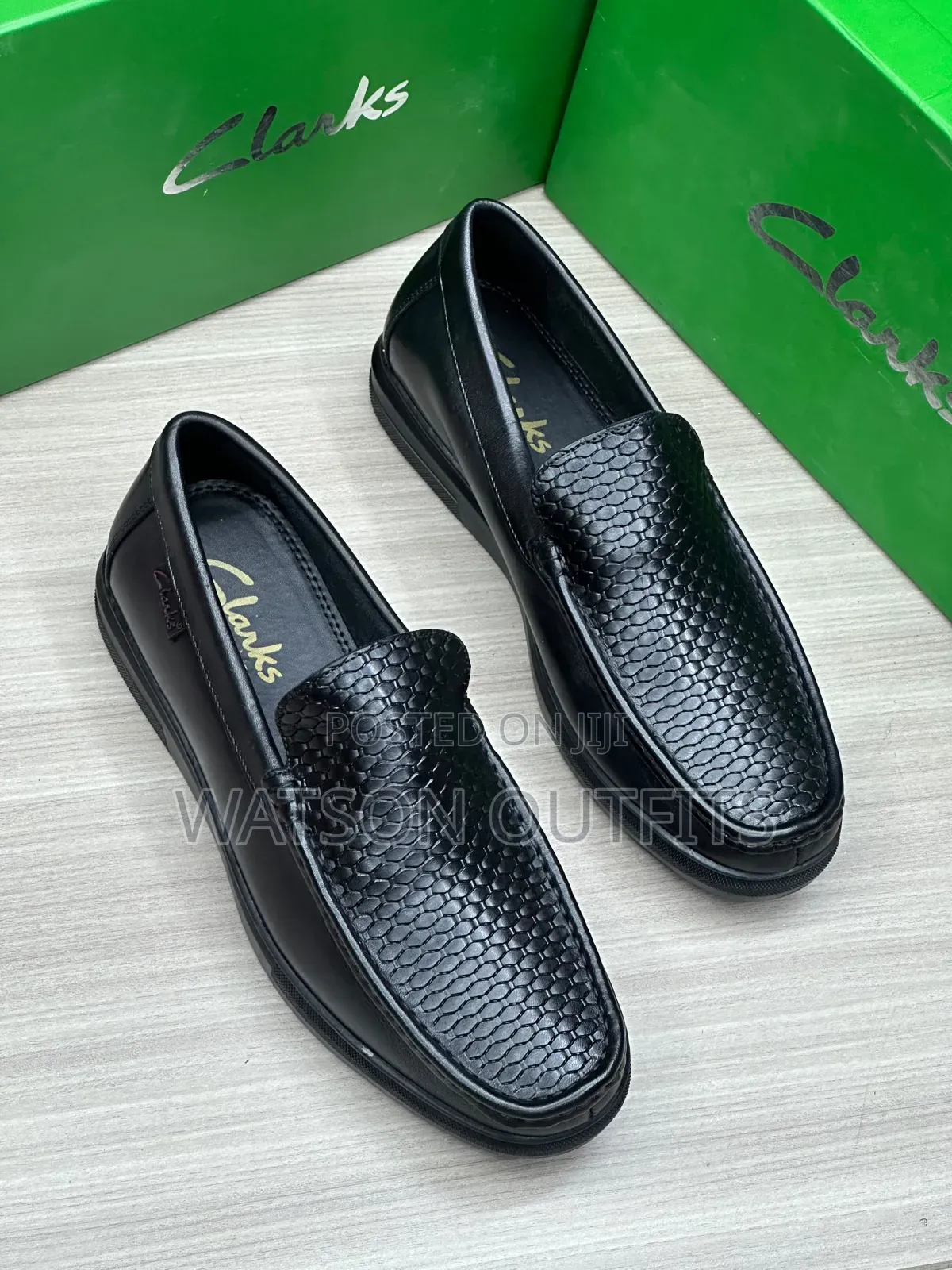 Men's Leather Shoes Viatu Vya Kiume Visivyo Na Kamba Leather Materials