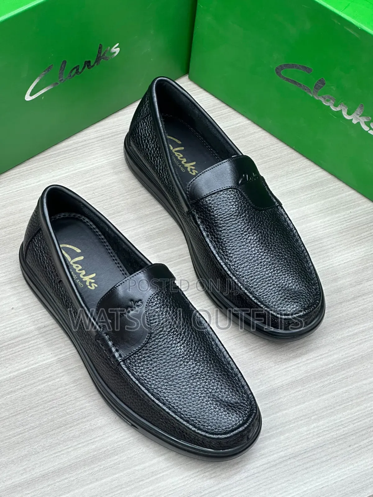 Men's Leather Shoes Viatu Vya Kiume Visivyo Na Kamba Leather Materials