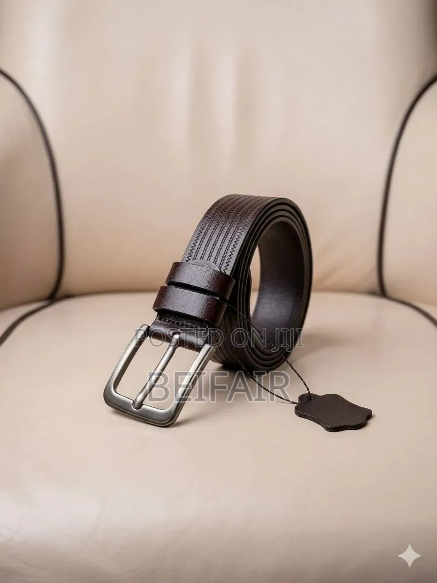 Coffee Leather Belt