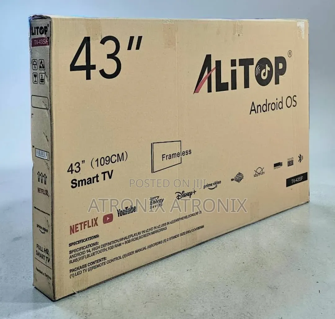 Alitop Smart TV 43 Inches