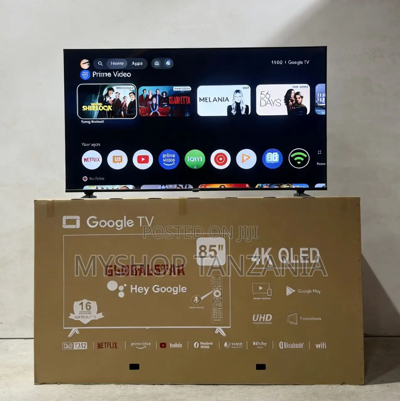Globalstar 85-Inch " Google Tv Qled Ci Interface T2/S2
