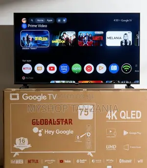 Globalstar 75-Inch " Google Tv Qled Ci Interface T2/S2