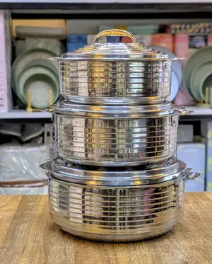 Hotpot Silver Line Set 3 PCS
