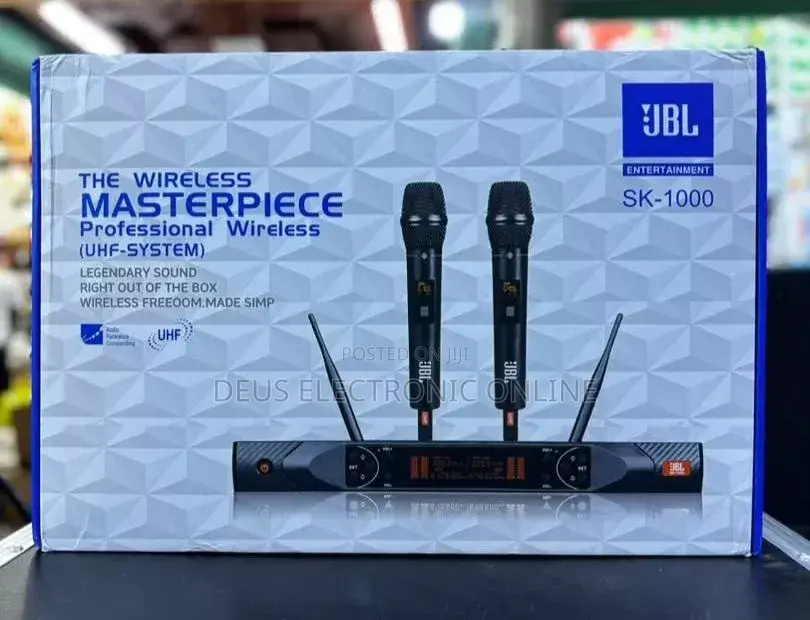 JBL Sk-1000 Wireless Microphone 50-100 Metres 340,000/=