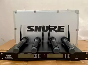 Shure 4mic Wireless Microphone 100-200 Metres 550,000/=
