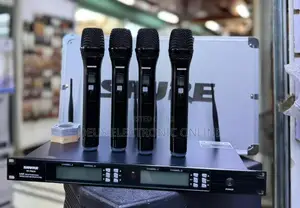 Shure 4mic Wireless Microphone 100-200 Metres 550,000/=