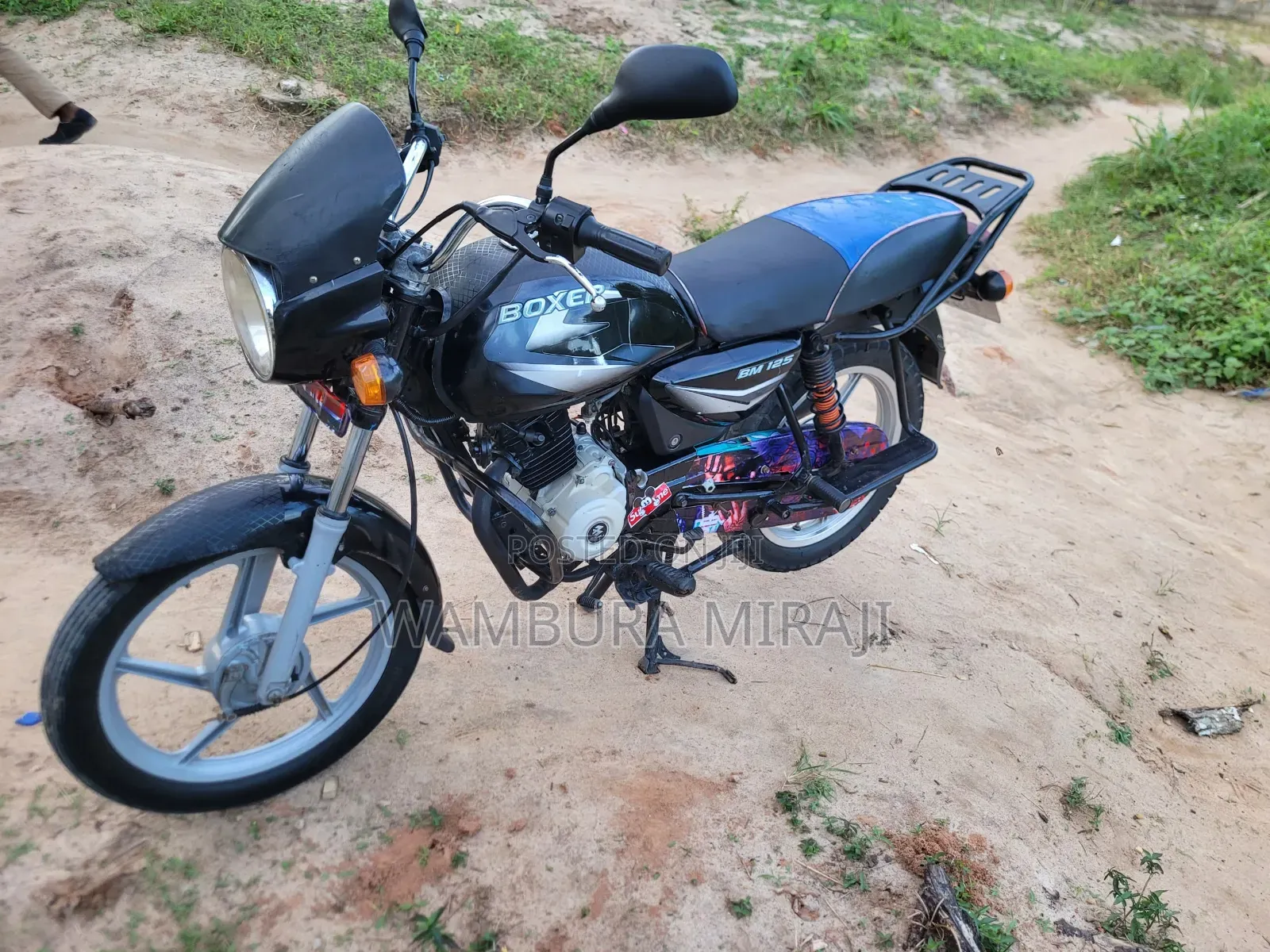 New Bajaj Boxer 125 2025 Black