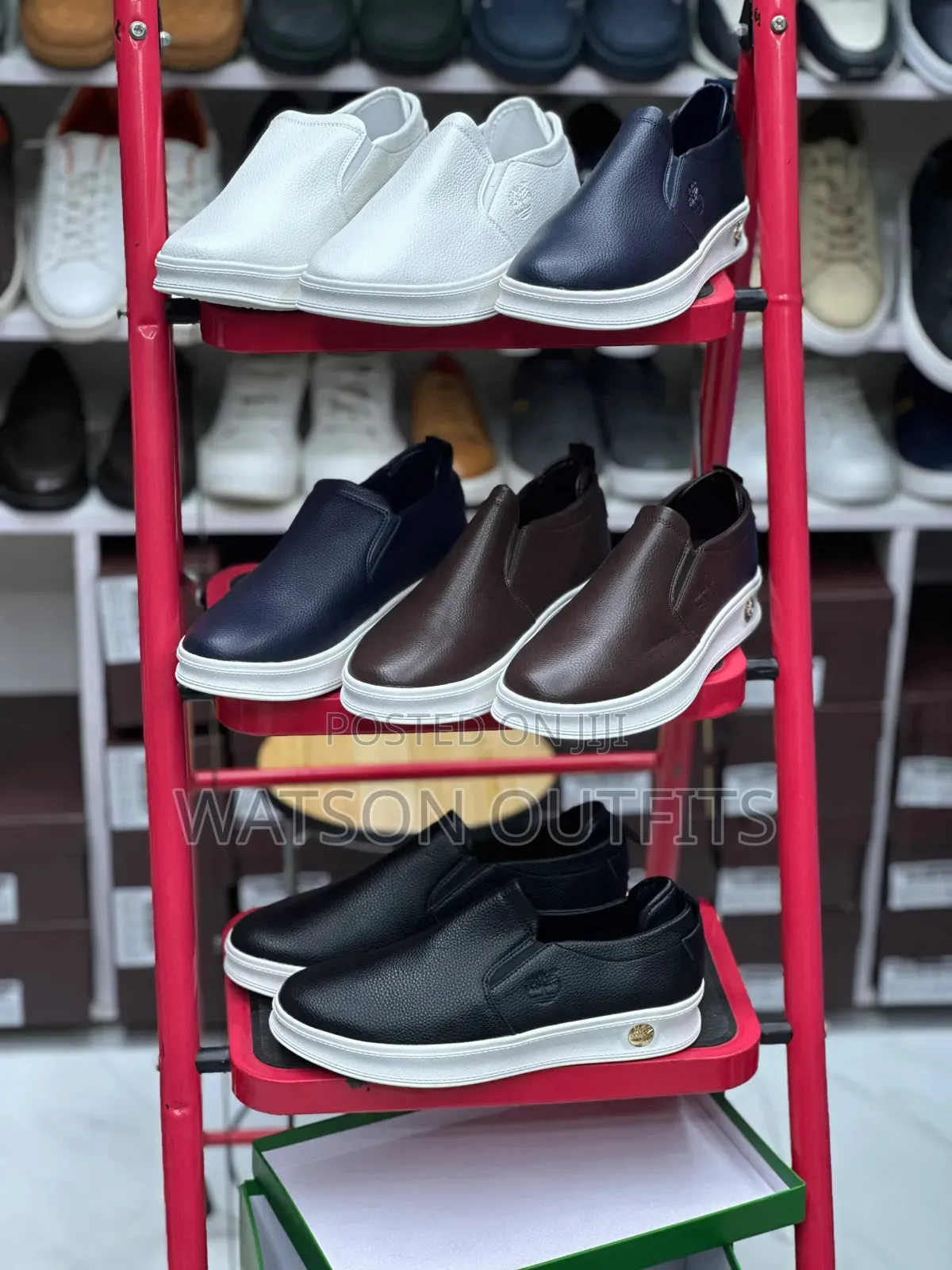 Timberland Brand 4 Colours Men's Leather Shoes Casual and Original