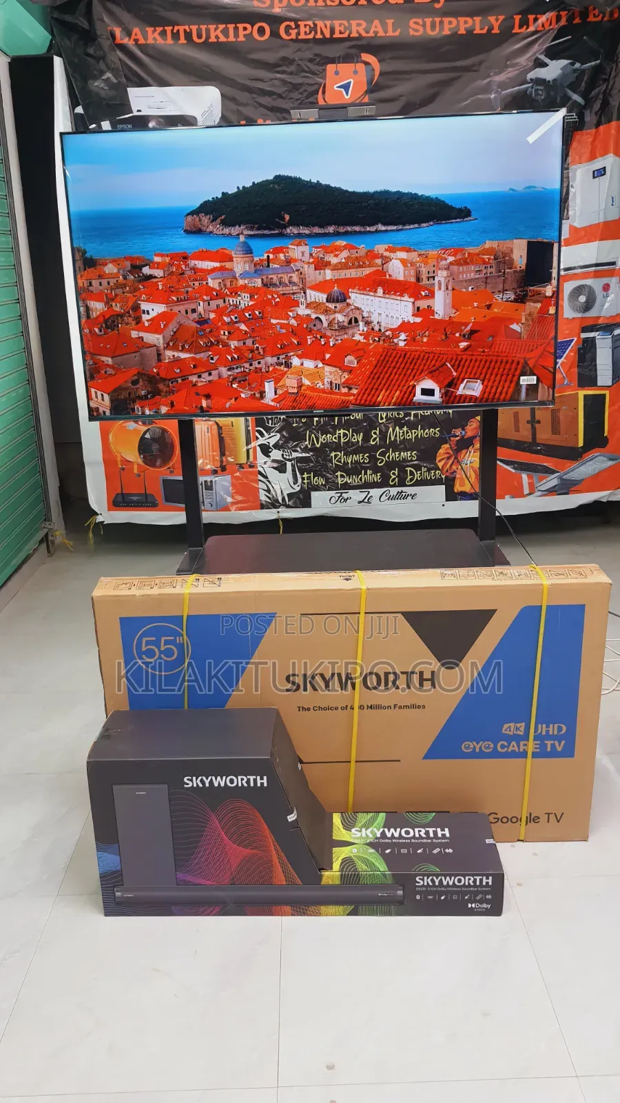 Skyworth Couple Soundbar 510w Tv 55 Uhd Set