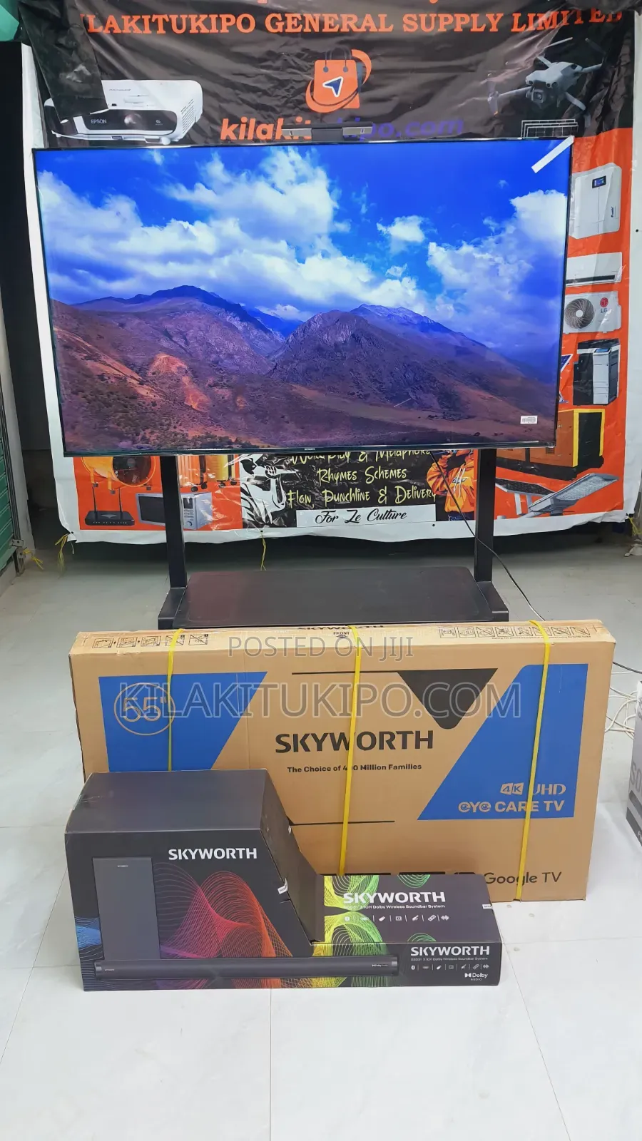 Skyworth Couple Soundbar 510w Tv 55 Uhd Set