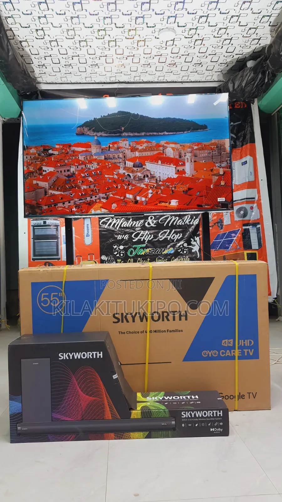 Skyworth Couple Soundbar 510w Tv 55 Uhd Set