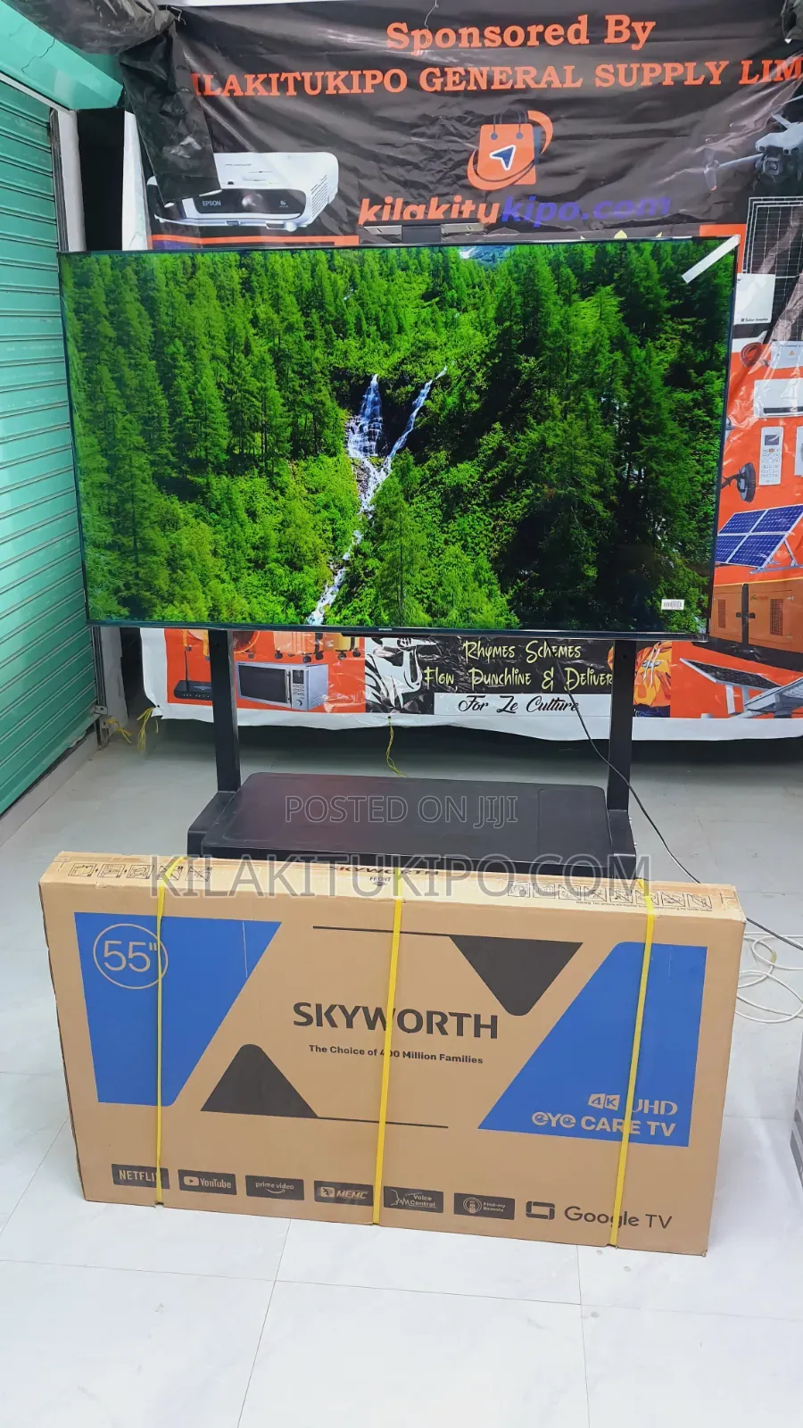 Skyworth 55 Uhd Eye Care Tv Bezeless Screen