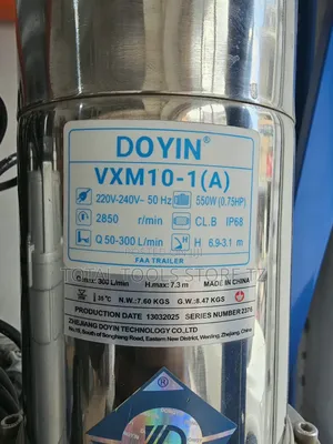 Doyin Submisible Pump Stainless Steel 0.75hp