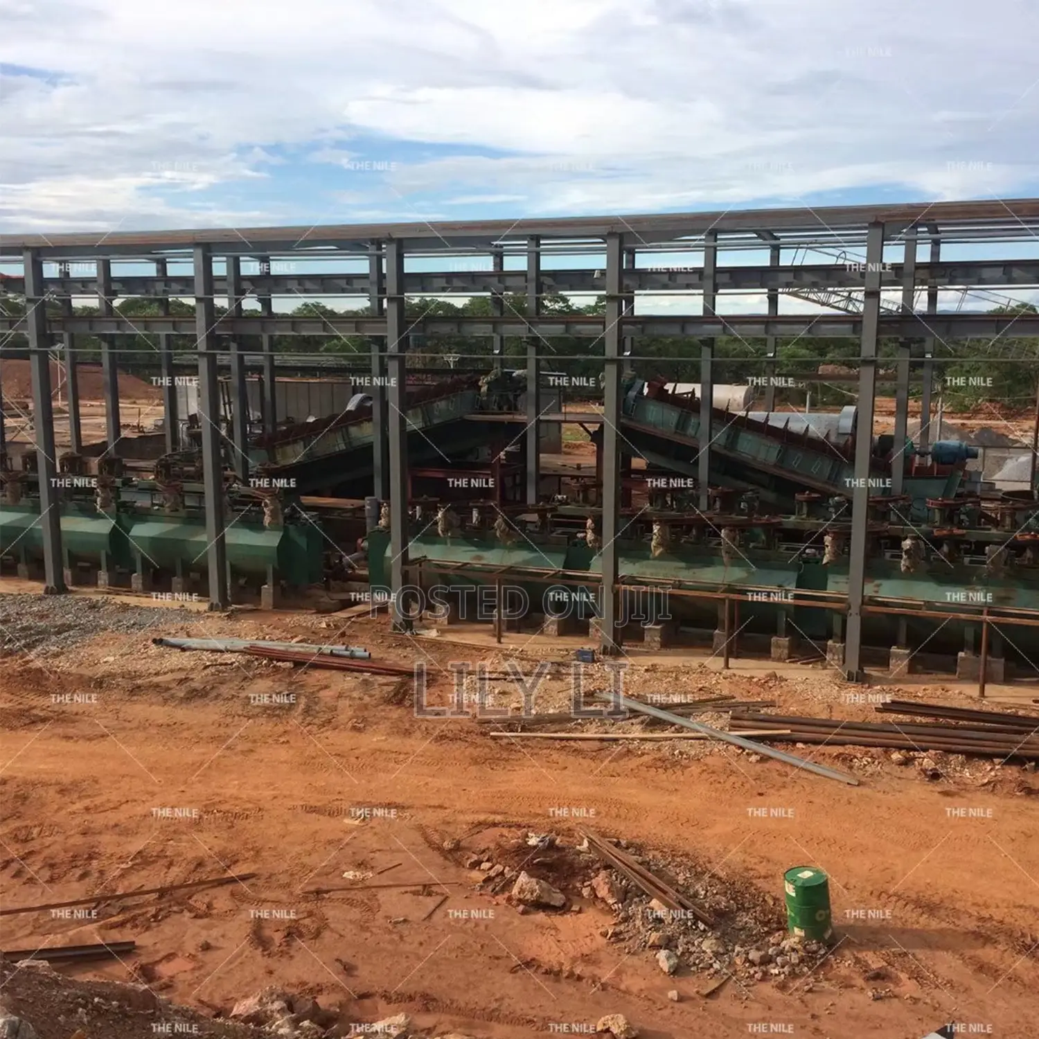 Tanzania 100 TPD Small Scale Gold Cil Cip Plant Leaching Equipment