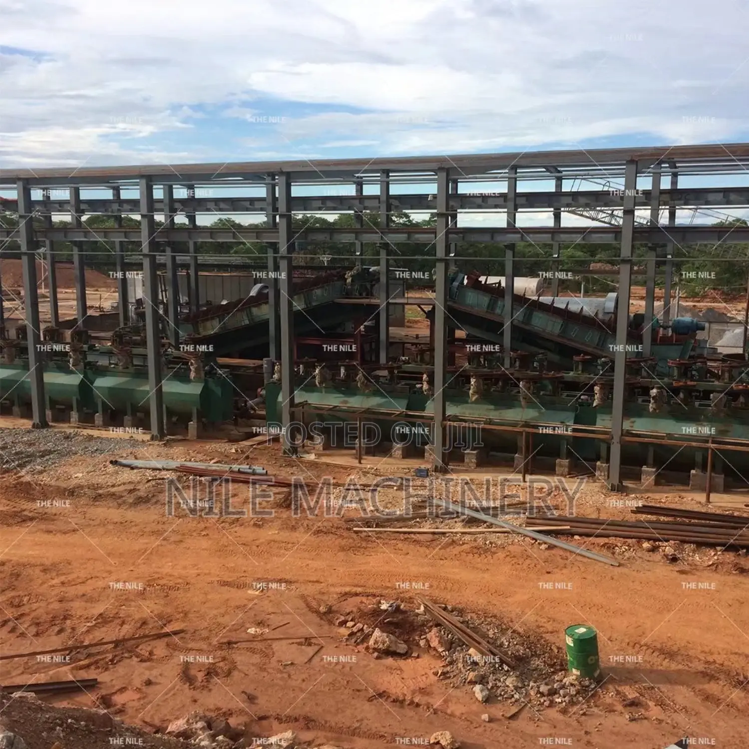 Tanzania 100 TPD Small Scale Gold Cil Cip Plant Leaching Equipment