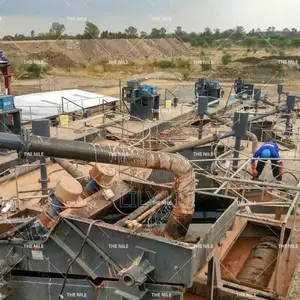 Tanzania 100 TPD Small Scale Gold Cil Cip Plant Leaching Equipment
