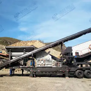 150 Tons Per Hour Mining Wheeled Mobile Impact Crusher Plant