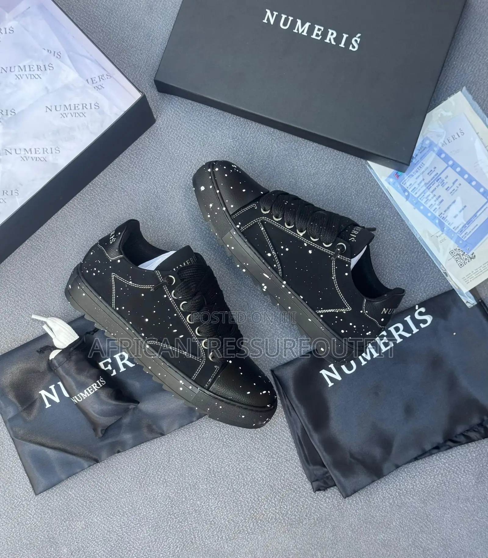 Numeriś Atelier Sneakers Featuring a Thick,Chunky Serrated Rubber Sole