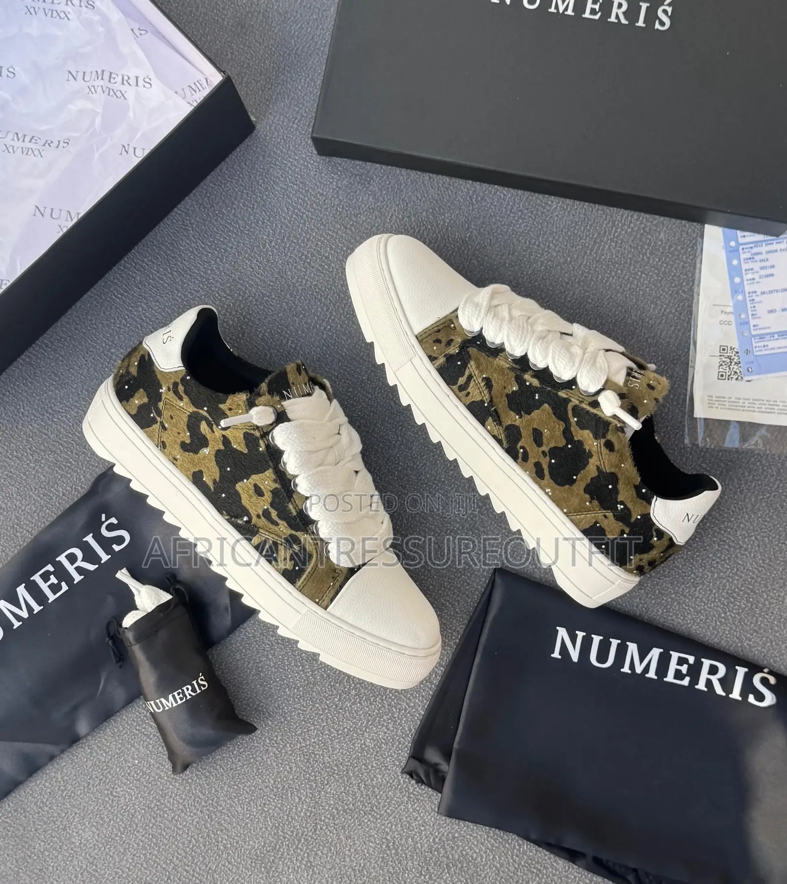 Numeriś Atelier Sneakers Featuring a Thick,Chunky Serrated Rubber Sole