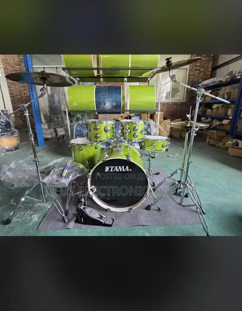 Tama Quality Drum Set 4 Colors Cream,Black,Green,Blue 1,850,000/