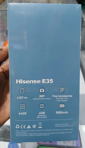 New Hisense E34 64 GB Blue