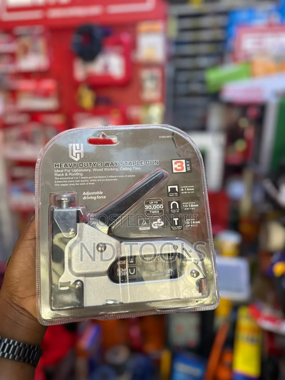 Heavy Duty 3-Way Staple