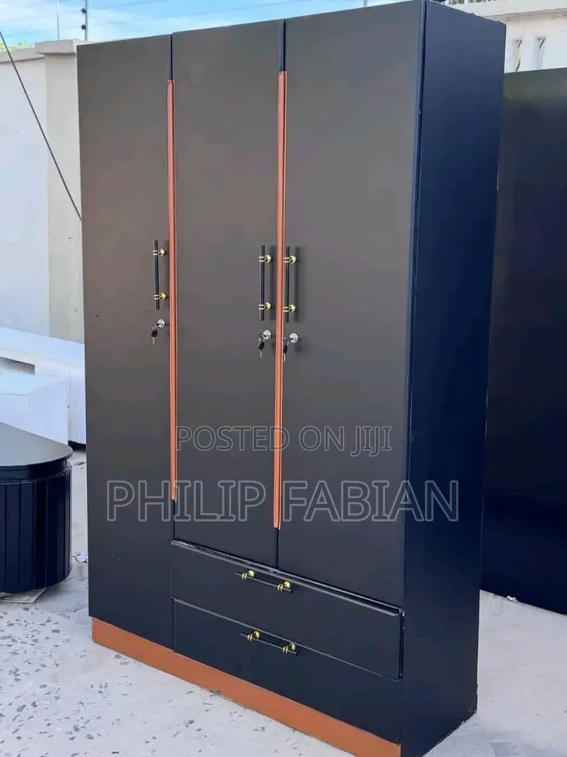Black Wardrobe 3 Doors