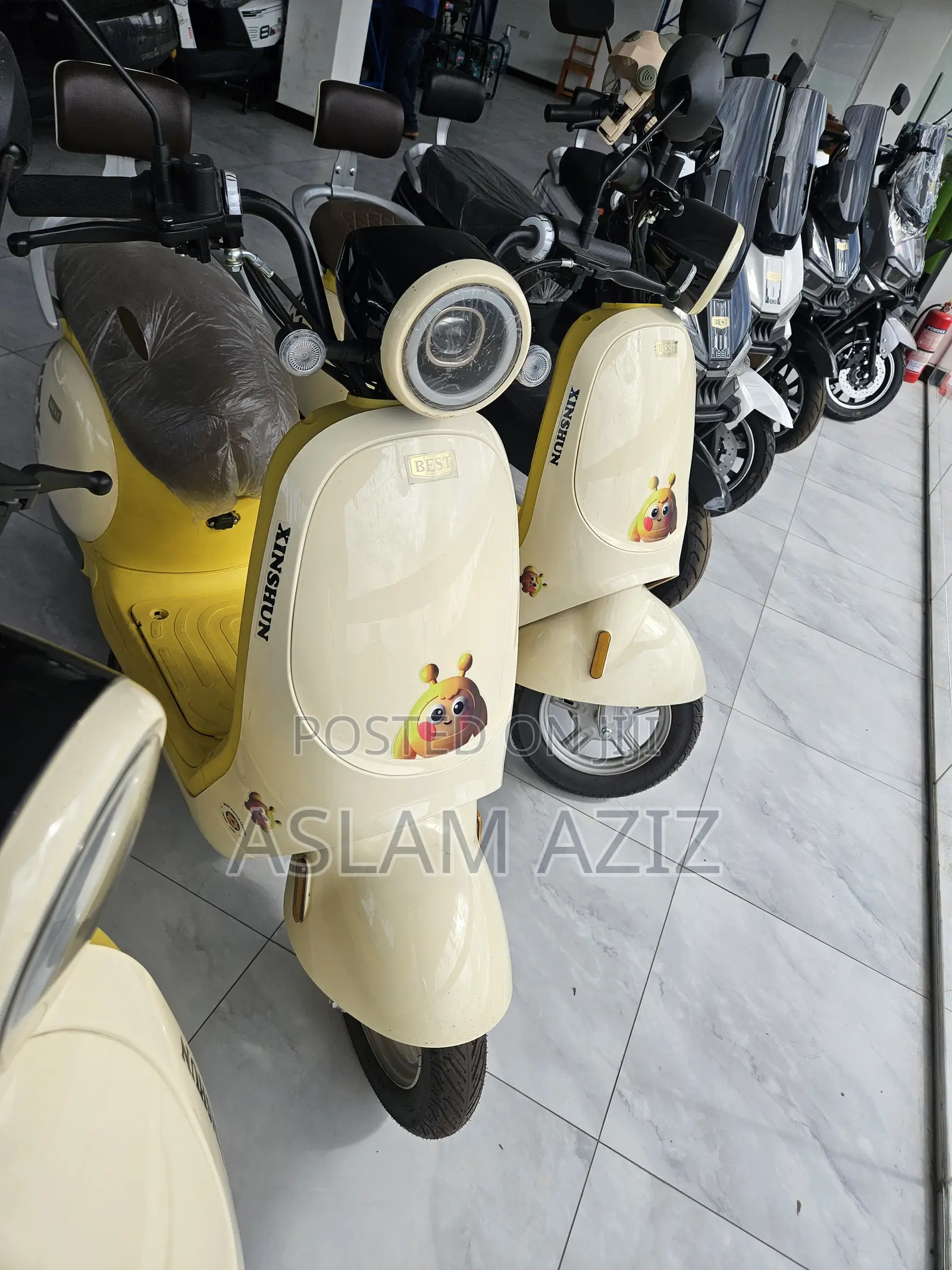 New Motorcycle 2025 Yellow