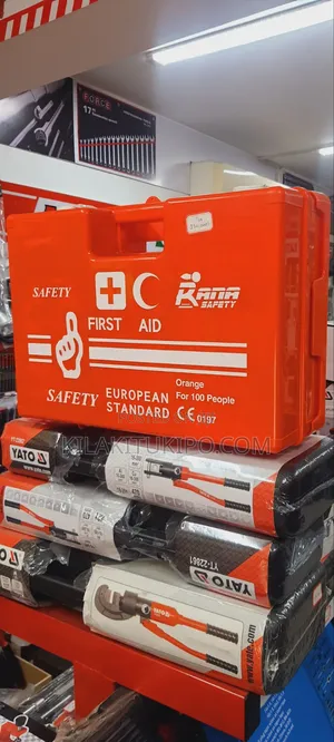 First Aid Kit Safety Box For 100 People European Standard