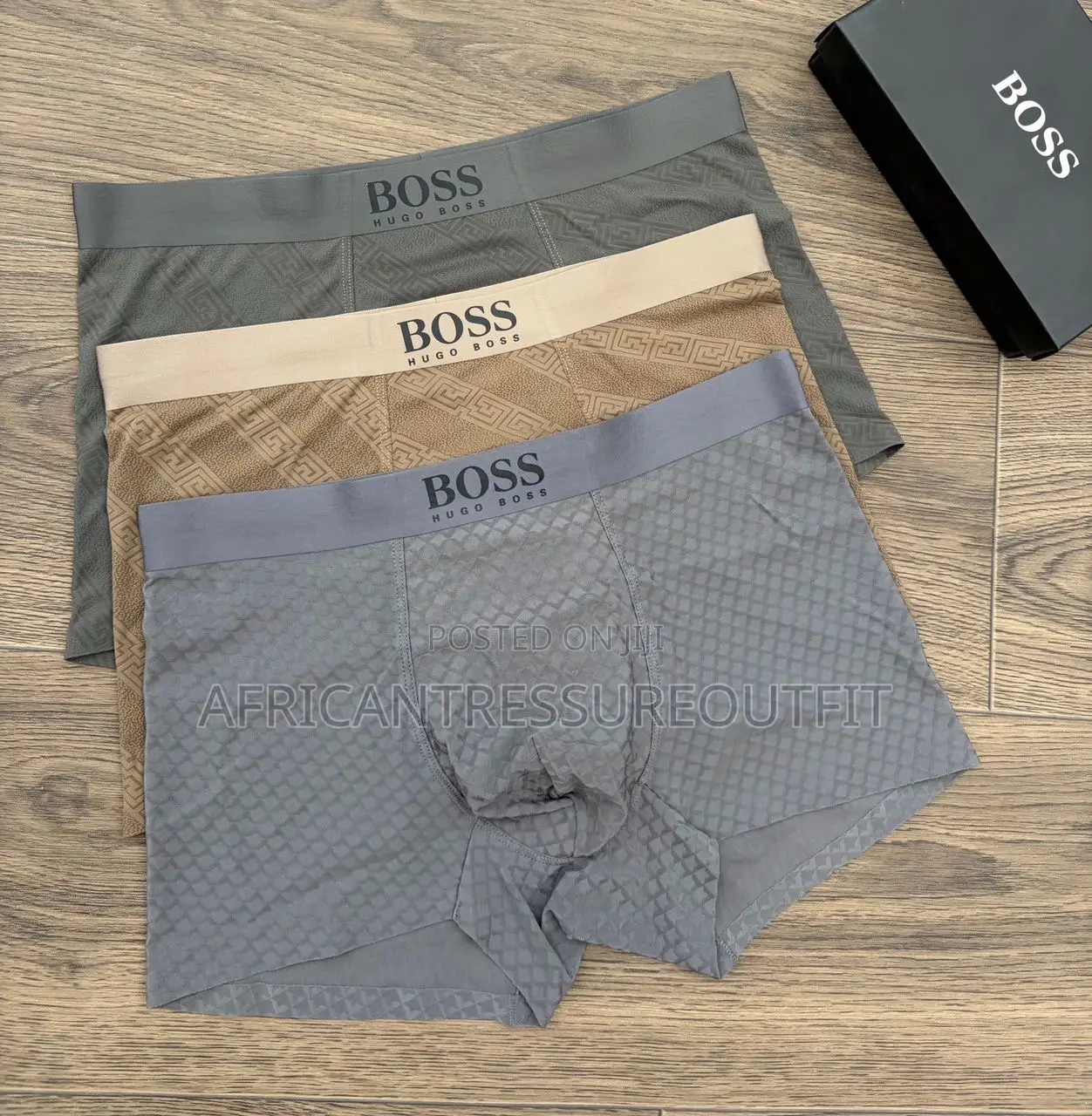 Hugo Boss Mens Pant 3 Pieces Stretch Cotton Fabric