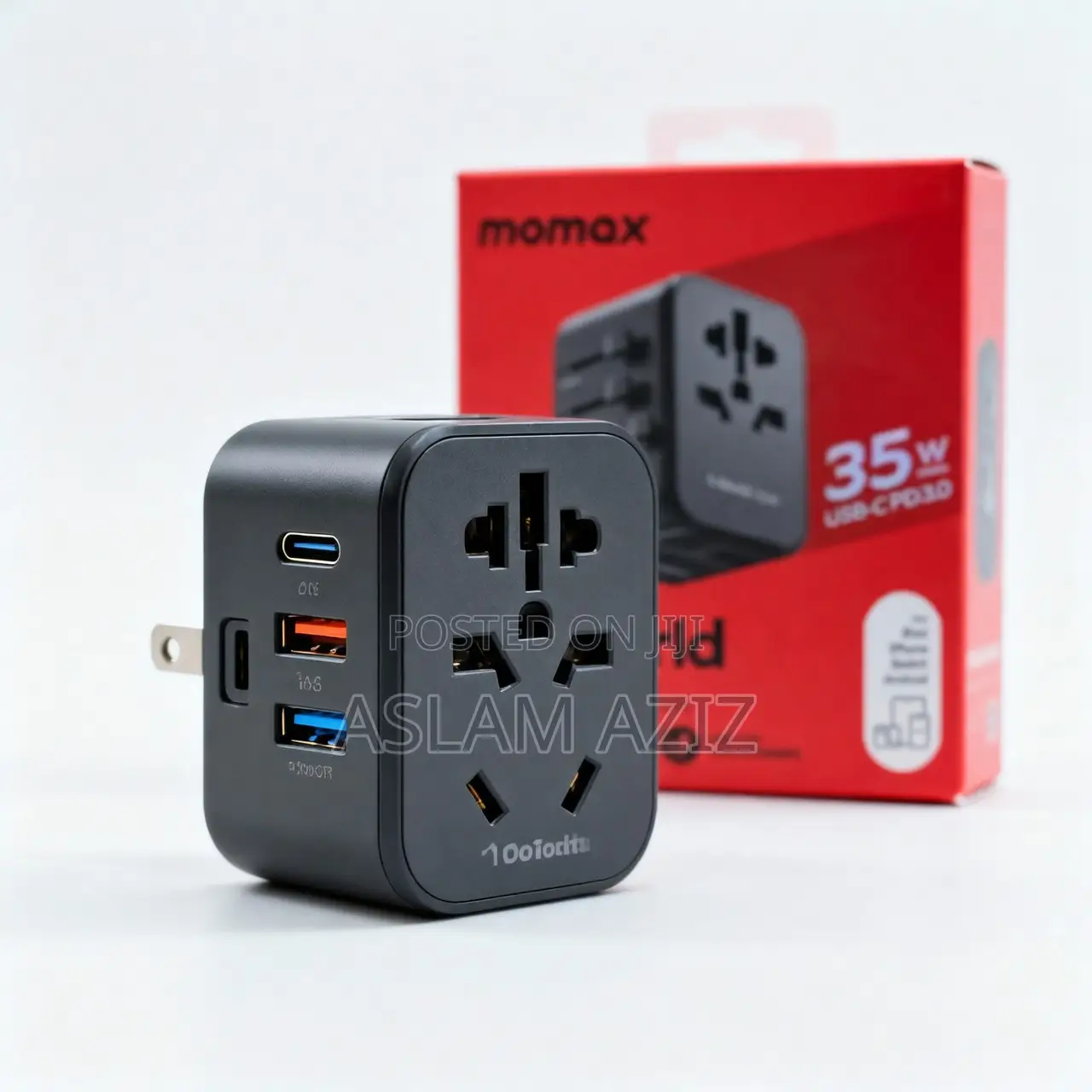 Travel Adapter By Momax 35w Gan