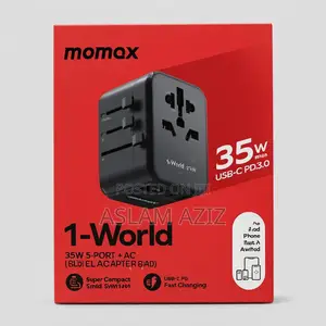 Travel Adapter By Momax 35w Gan