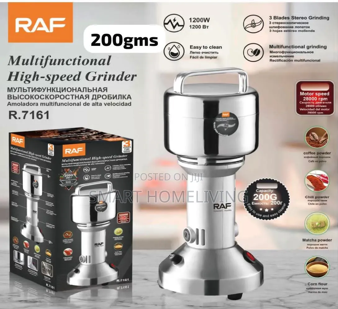 Raf Multifunctional High-Speed Grinder (Model R.7161) 200g