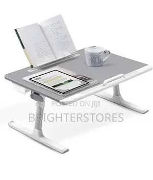 Bed Table White Folding N Adjustable One